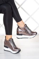 Maria Platin Gizli Dolgu Günlük Ayakkabı