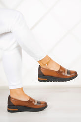 Avila Taba Hakiki Deri Günlük Ayakkabı