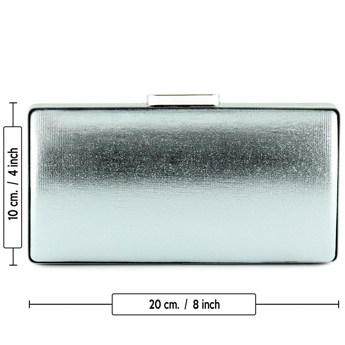 Lame Kristal Taşlı Metal Saplı Abiye El Çantası ( ES0015AC )