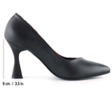 Jatqılı Plus Kırmızı Yılan İnce Kadeh Topuklu Klasik Ayakkabı