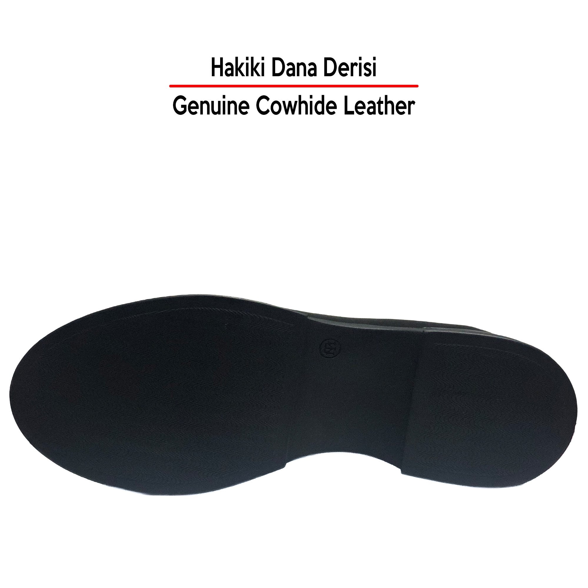 Siyah Rugan Hakiki Dana Derisi Çift Bantlı Mary Jane Kalın Topuklu Günlük Ayakkabı