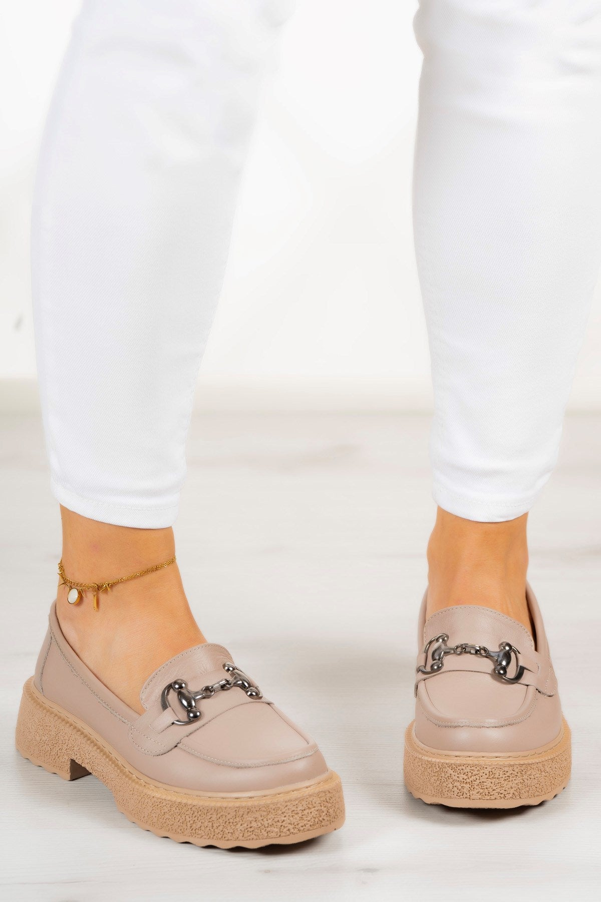 Allison Vizon Hakiki Deri Loafer Ayakkabı