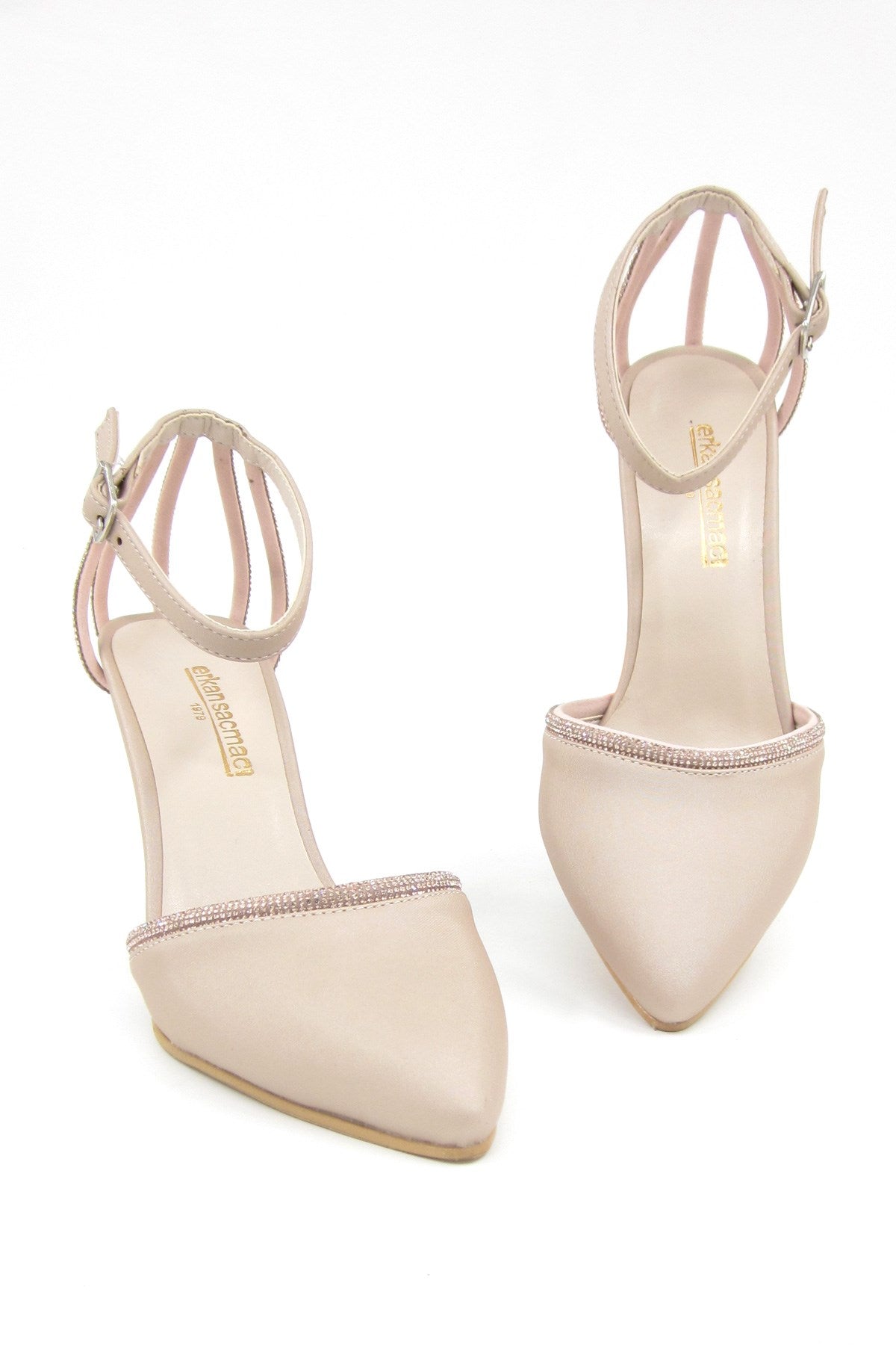 Martina Ten Saten Taşlı Abiye Ayakkabı