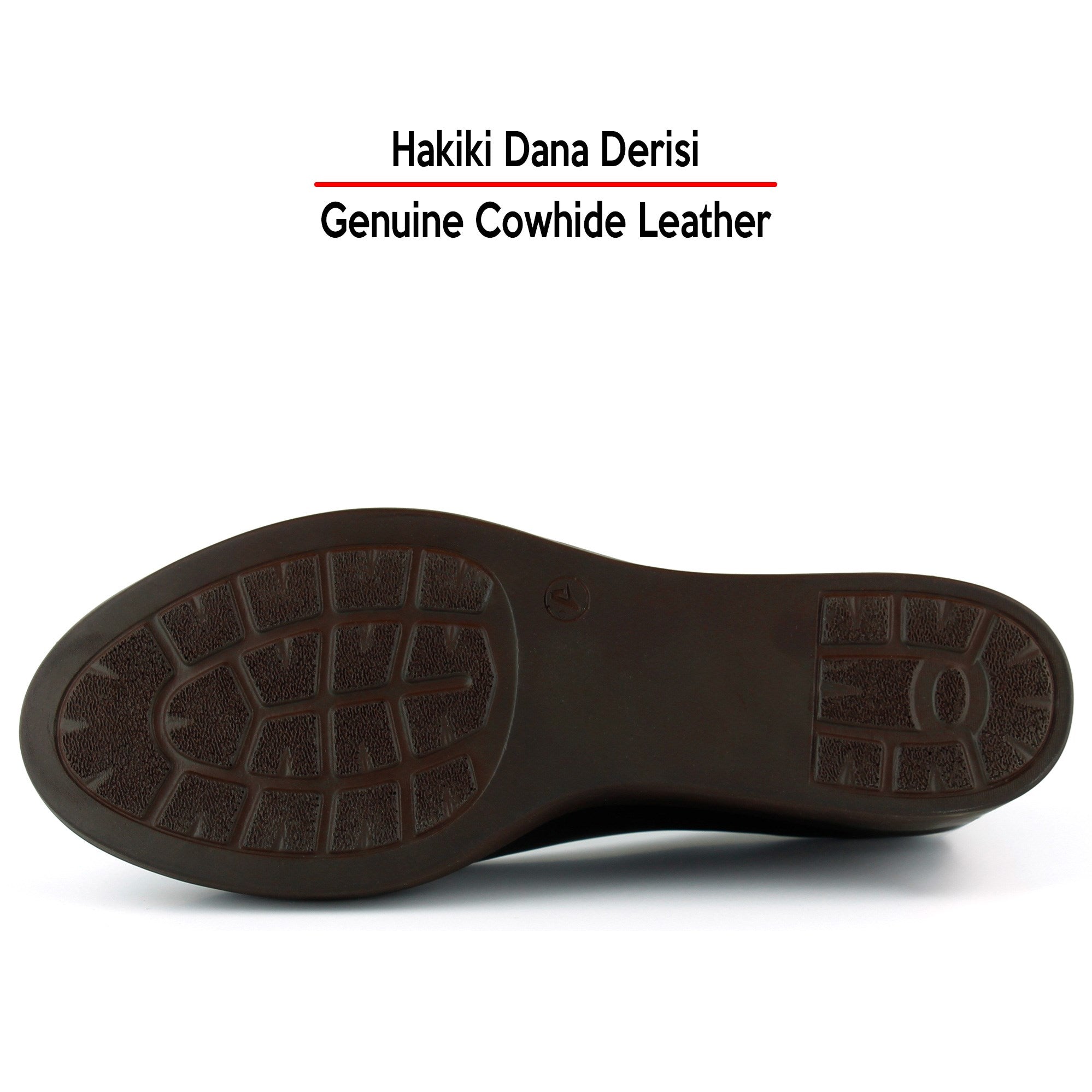 Mabel Kahverengi Hakiki Dana Derisi Yuvarlak Burun Dolgu Topuklu Günlük Ayakkabı