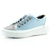 Vanessa Mavi Denim Taşlı Sneaker