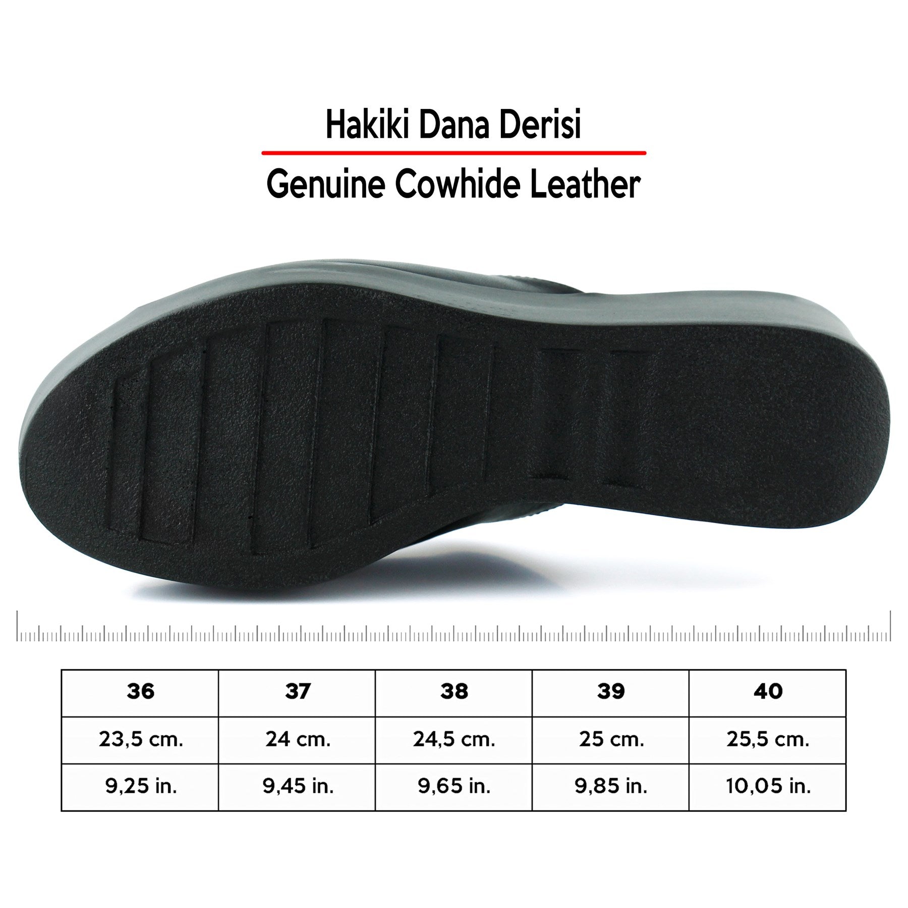 Tilda Siyah Hakiki Dana Derisi Metal Düğme Detaylı Önü Açık Dolgu Topuklu Terlik