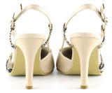 Sacha Ten Yılan Arkası Açık Stiletto