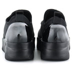 Almendra Siyah Streç Taşlı Sneaker