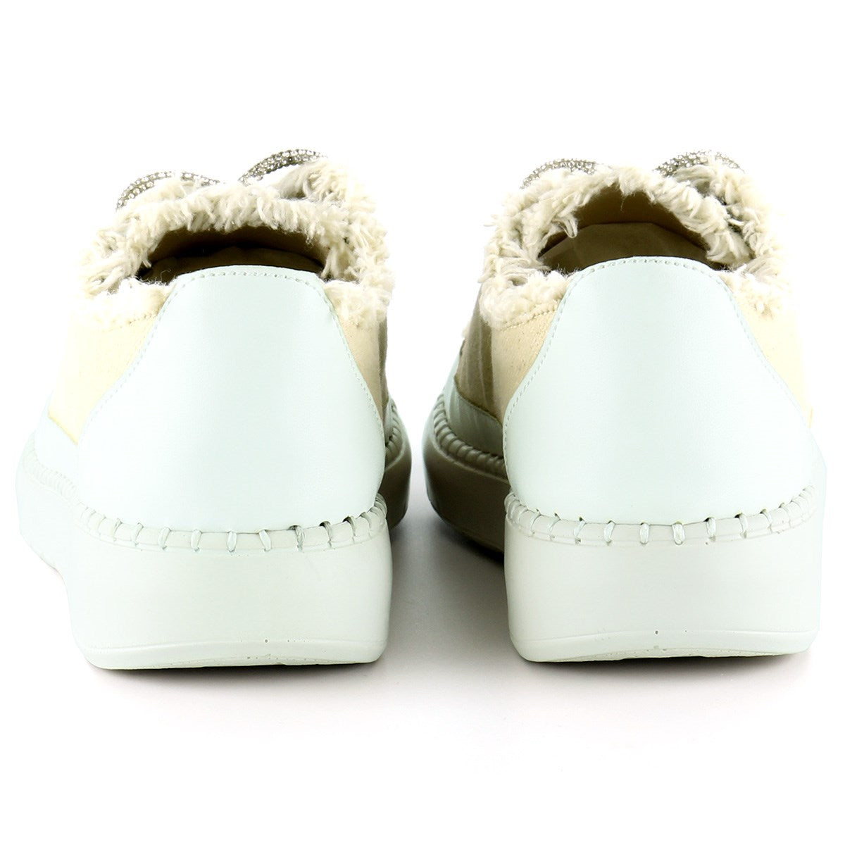 Vanessa Bej Denim Taşlı Sneaker