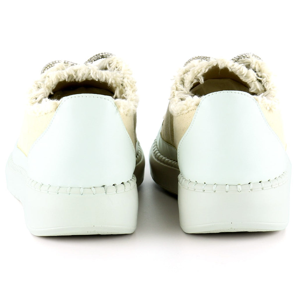 Vanessa Bej Denim Taşlı Sneaker