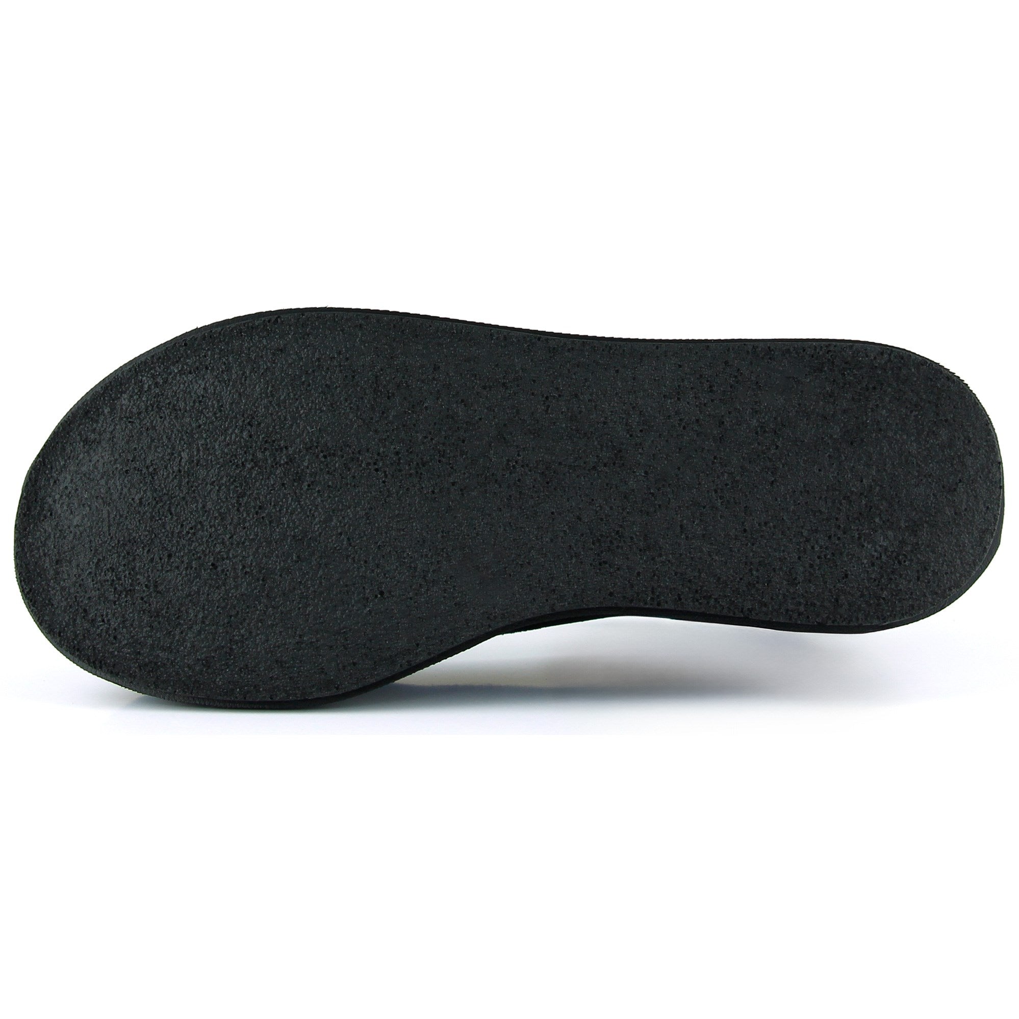 Nevada Siyah Süet Yuvarlak Burun Bantlı Dolgu Topuklu Günlük Ayakkabı