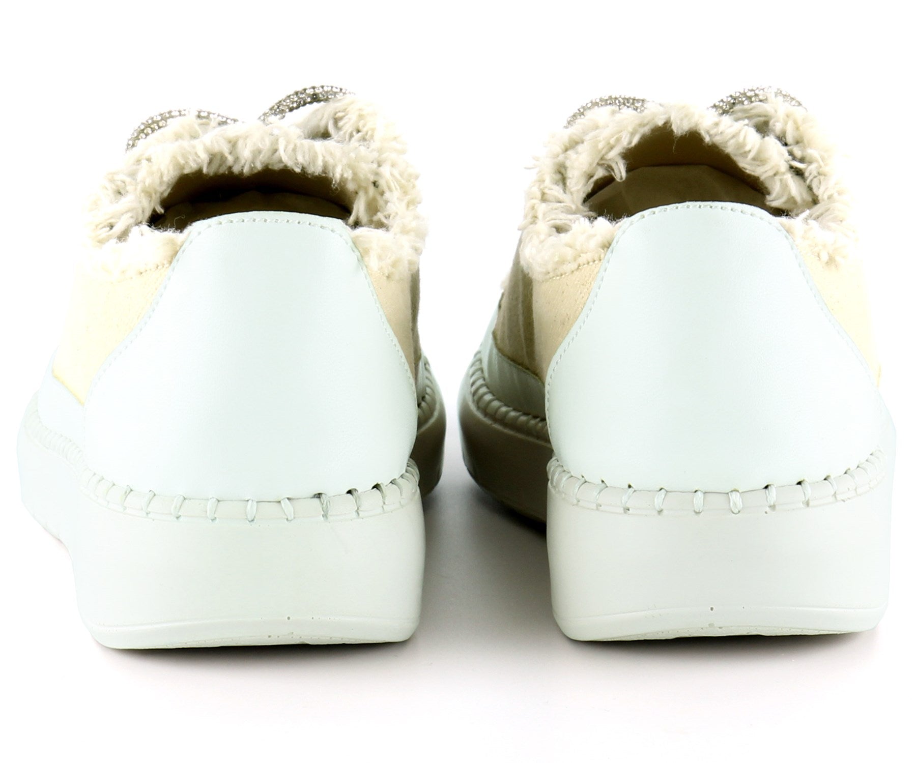 Vanessa Bej Denim Taşlı Sneaker