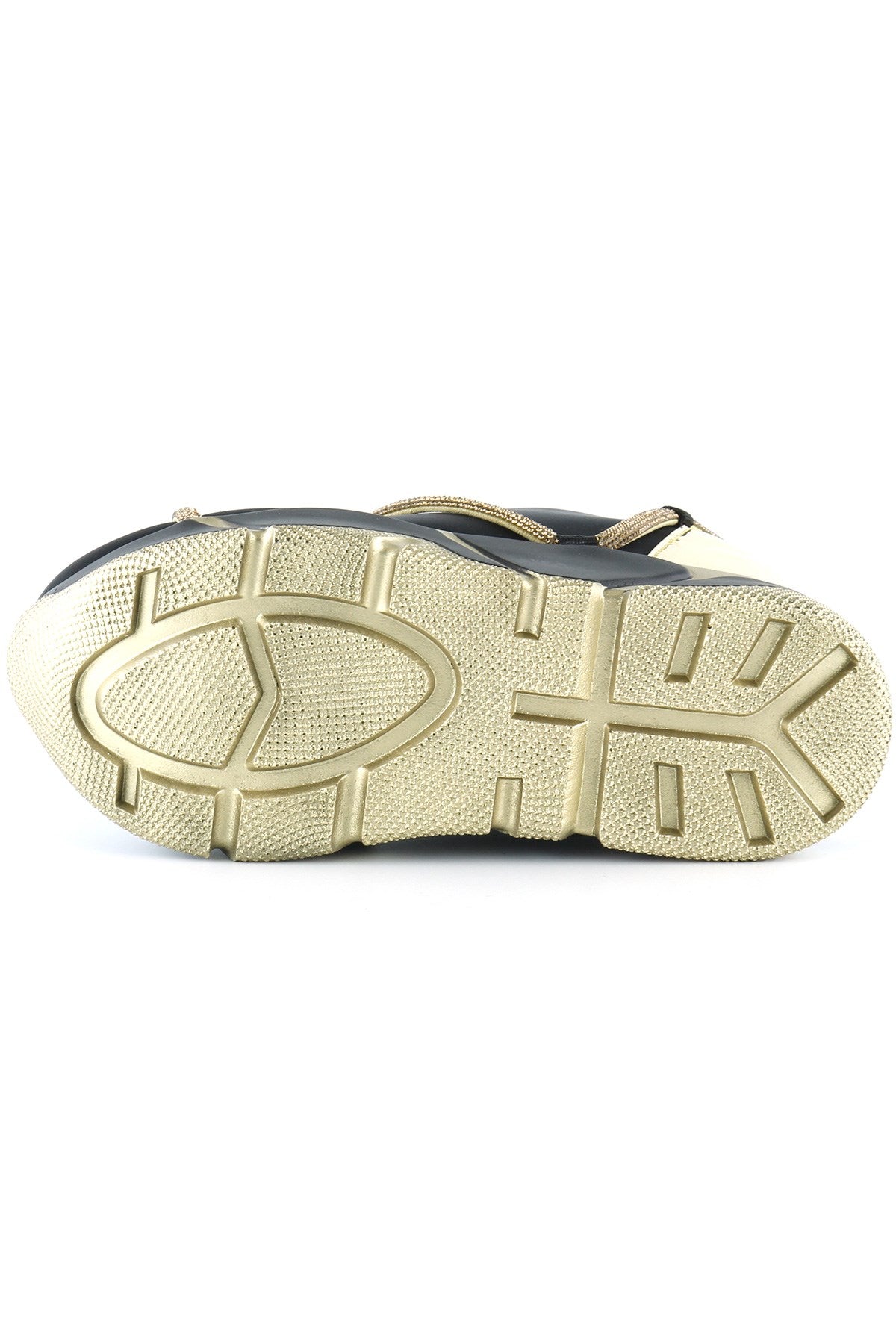 Barbara Altın Streç Gizli Dolgu Günlük Ayakkabı