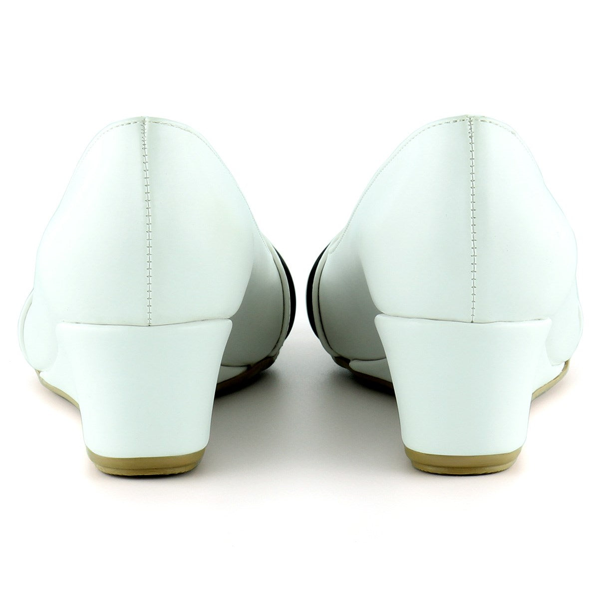 Colel Beyaz Dolgu Topuklu Ayakkabı