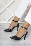 Sindy Siyah Vegan Stiletto