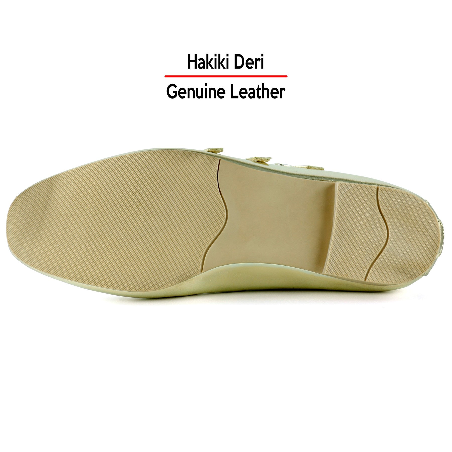 Elenuta Dore Hakiki Deri Rugan Dört Bant Tokalı Fermuarlı Balerin Babet