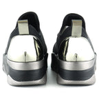 Almendra Platin Streç Taşlı Sneaker