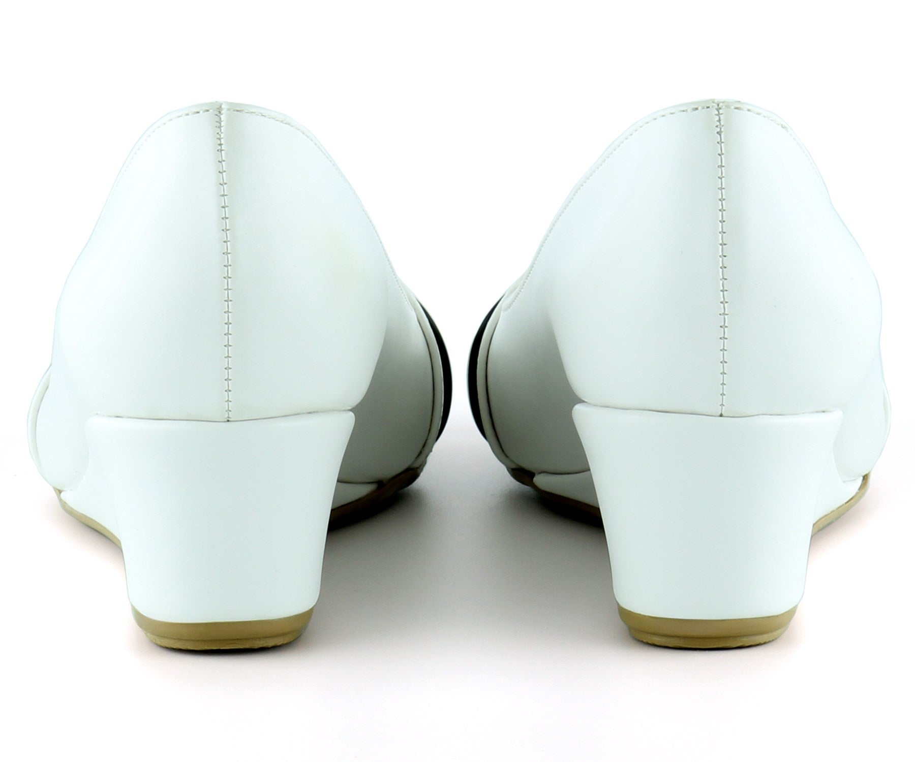 Colel Beyaz Dolgu Topuklu Ayakkabı