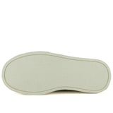 [261-BDLZ2001] Siyah Bej Vegan Taşlı Bağcıklı Yuvarlak Burun Flatform Taban Günlük Sneaker Spor Ayakkabı