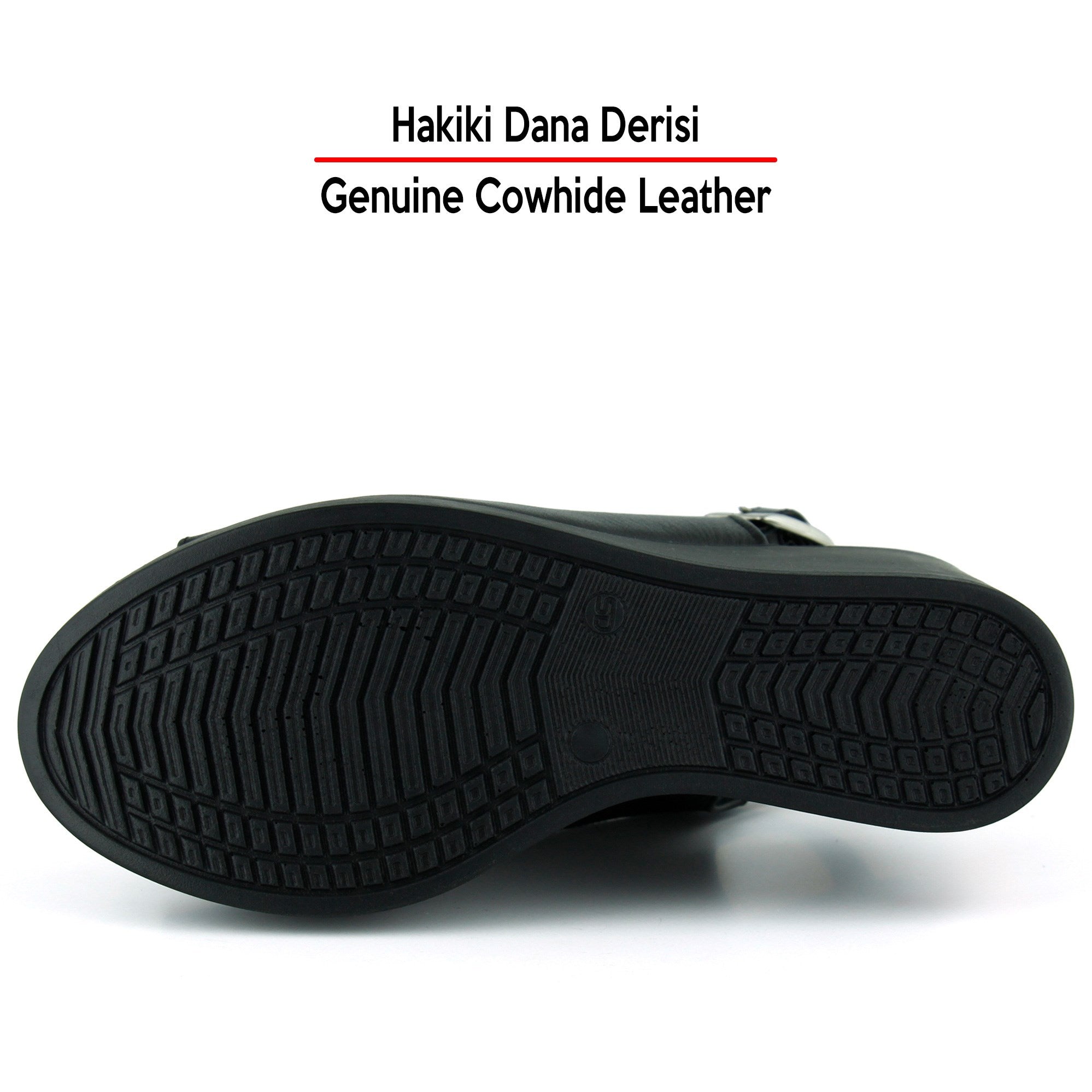 Mathilda Siyah Hakiki Dana Derisi Dolgu Topuklu Slingback Sandalet