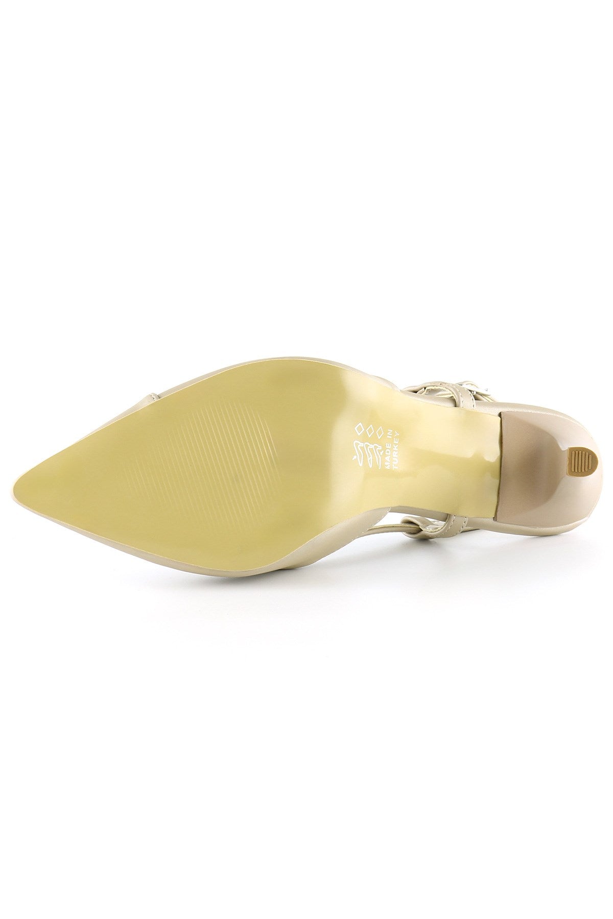 Sacha Ten Saten Arkası Açık Abiye Stiletto