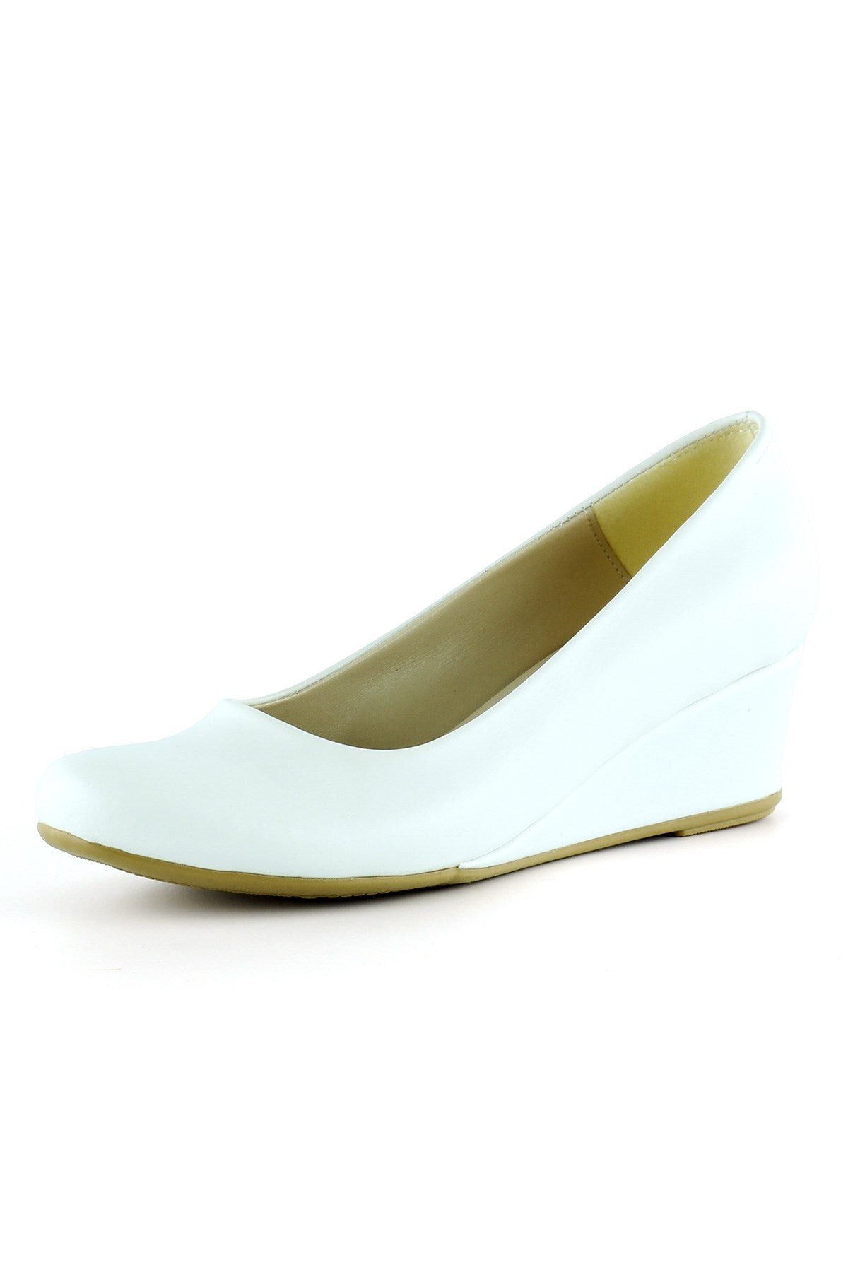 Maya Beyaz Dolgu Topuklu Ayakkabı