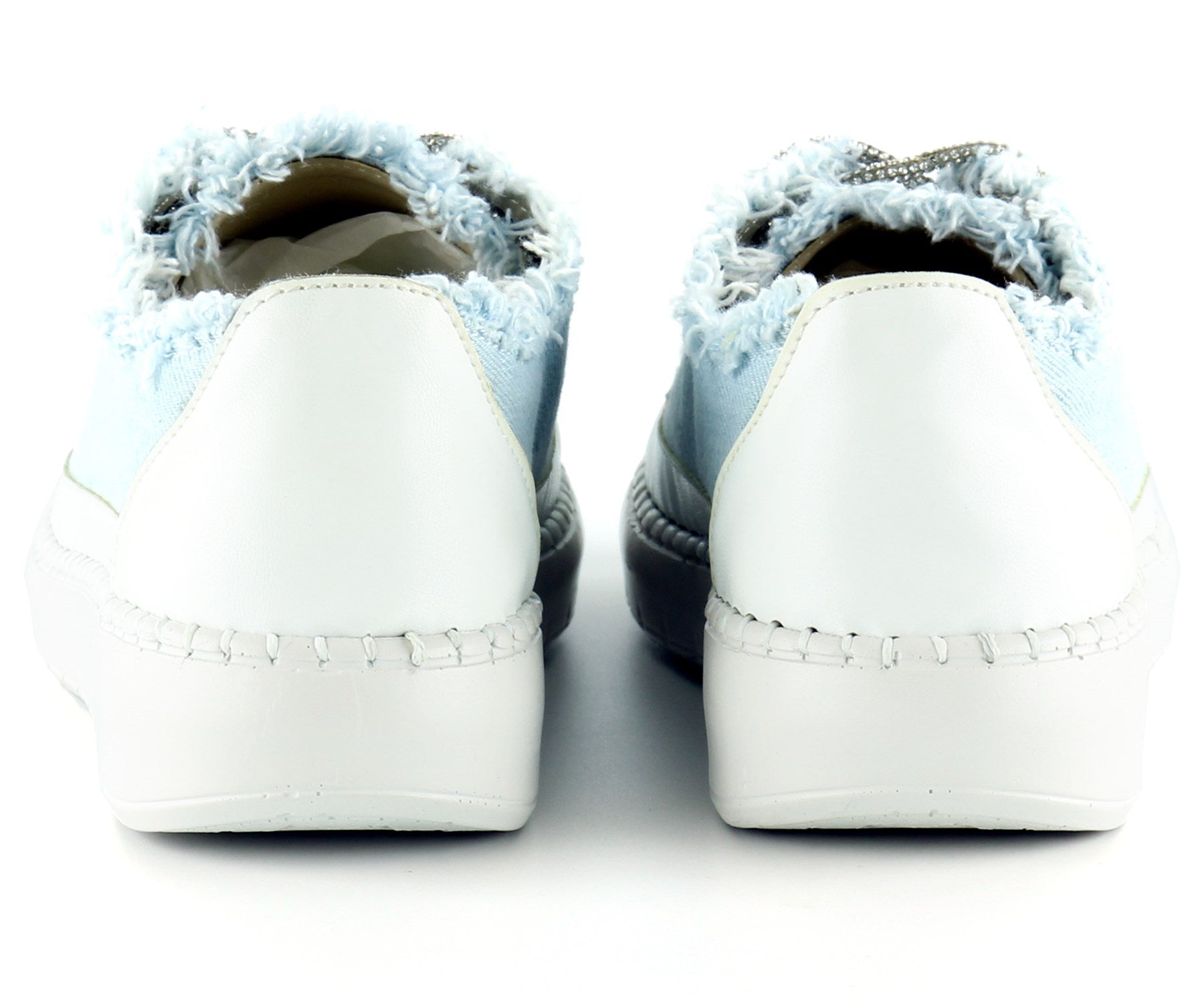 Vanessa Mavi Denim Taşlı Sneaker