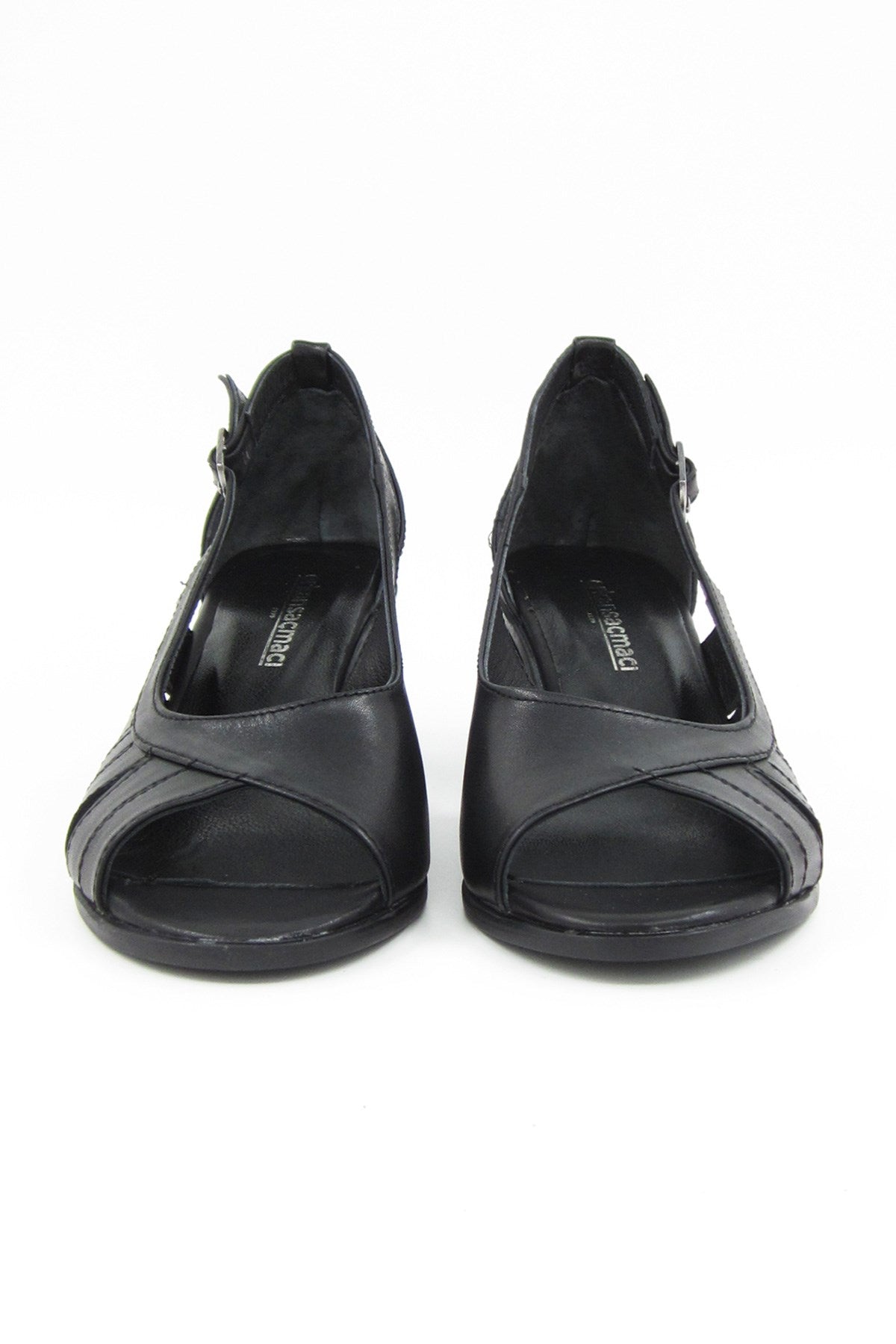Karina Siyah Hakiki Deri Günlük Ayakkabı