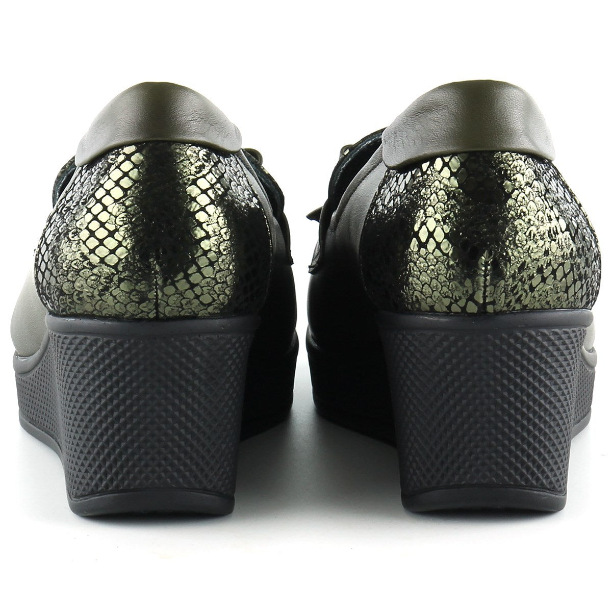 Emma Haki Hakiki Deri Dolgu Topuklu Günlük Ayakkabı