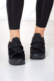 Barbara Siyah Streç Taşlı Sneaker