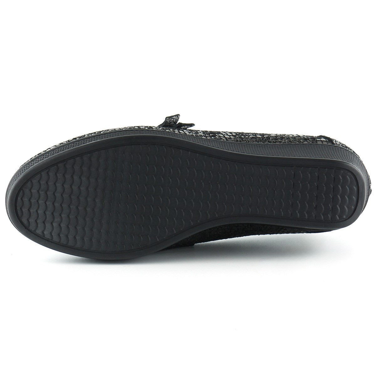 Taylor Gümüş Yılan Hakiki Deri Dolgu Topuklu Günlük Ayakkabı