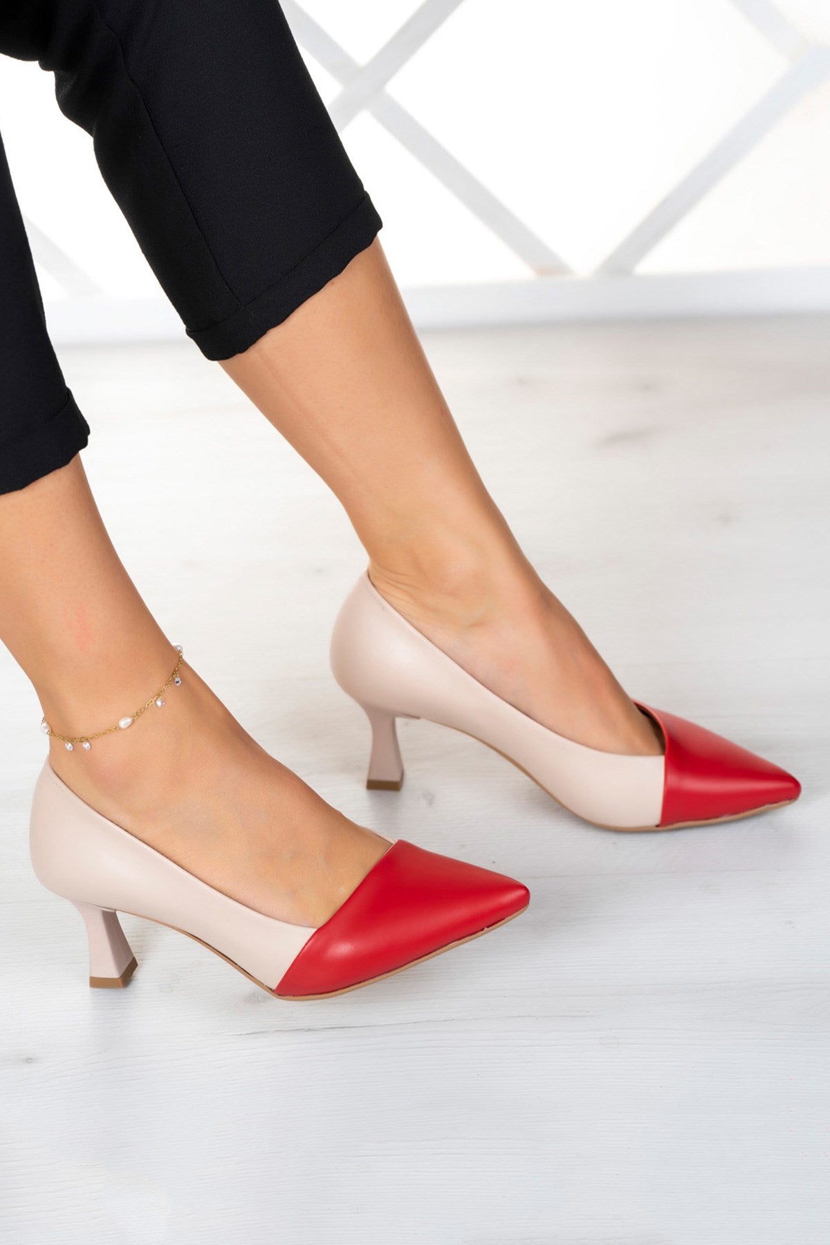 Laura Ten Kırmızı Topuklu Ayakkabı