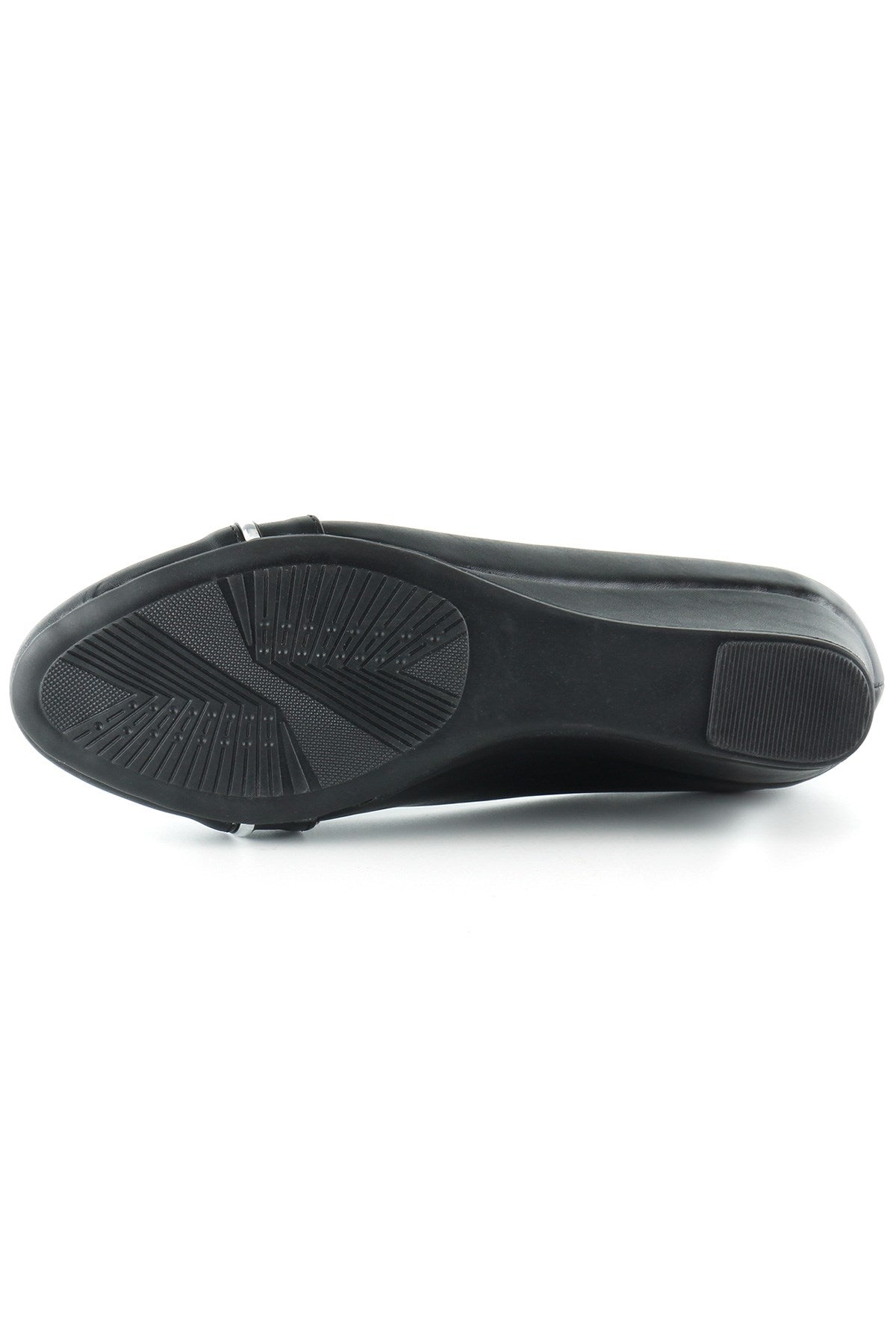 Colel Siyah Dolgu Topuklu Ayakkabı