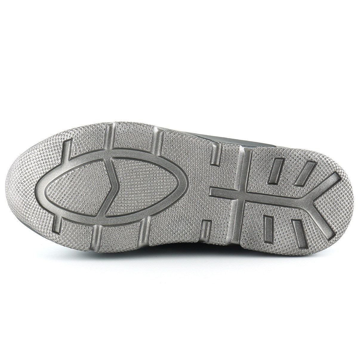 Almendra Platin Streç Taşlı Sneaker