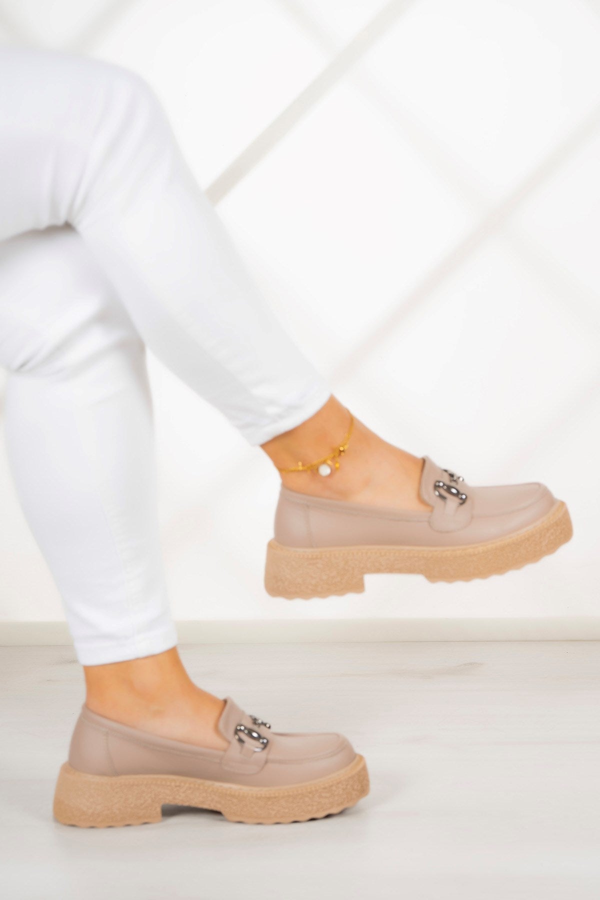 Allison Vizon Hakiki Deri Loafer Ayakkabı