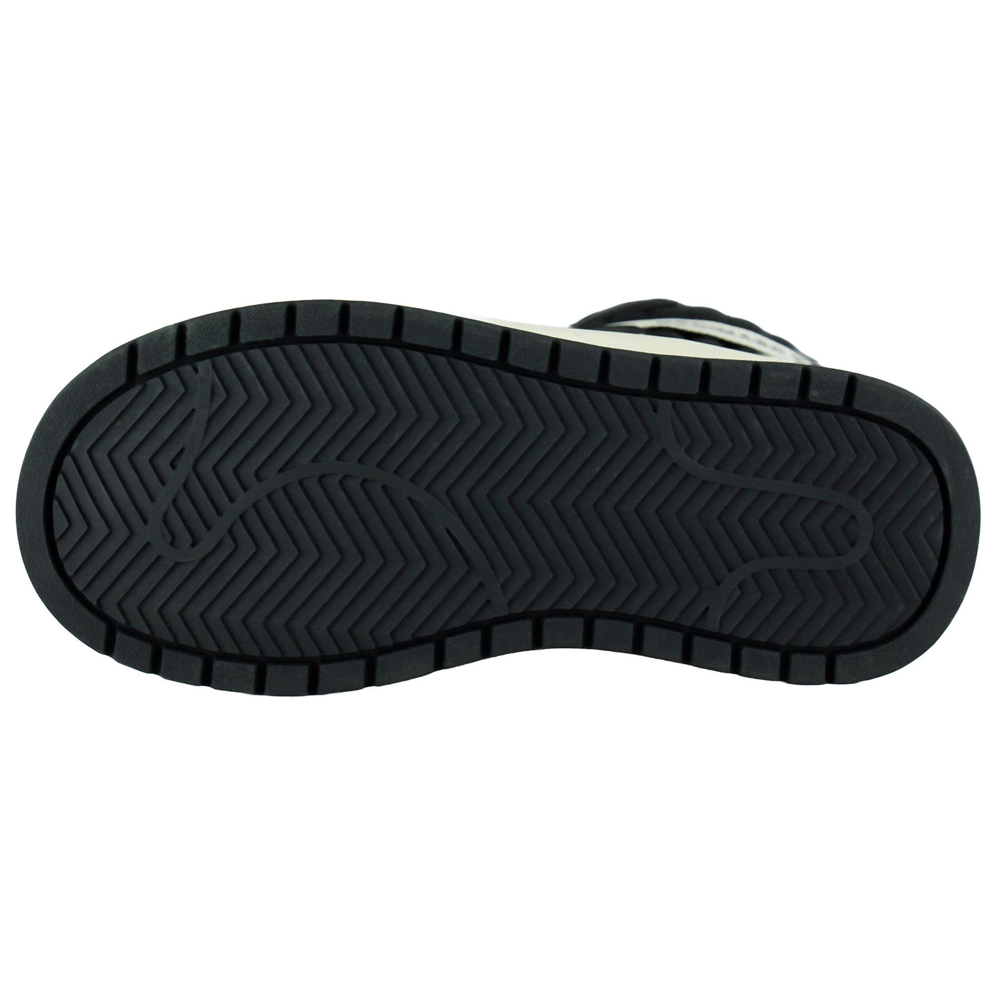 [8084] Siyah Vegan Bağcıklı Kürk Astarlı Yuvarlak Burun Günlük Bot