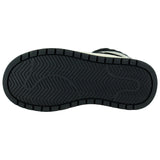 [8084] Siyah Vegan Bağcıklı Kürk Astarlı Yuvarlak Burun Günlük Bot