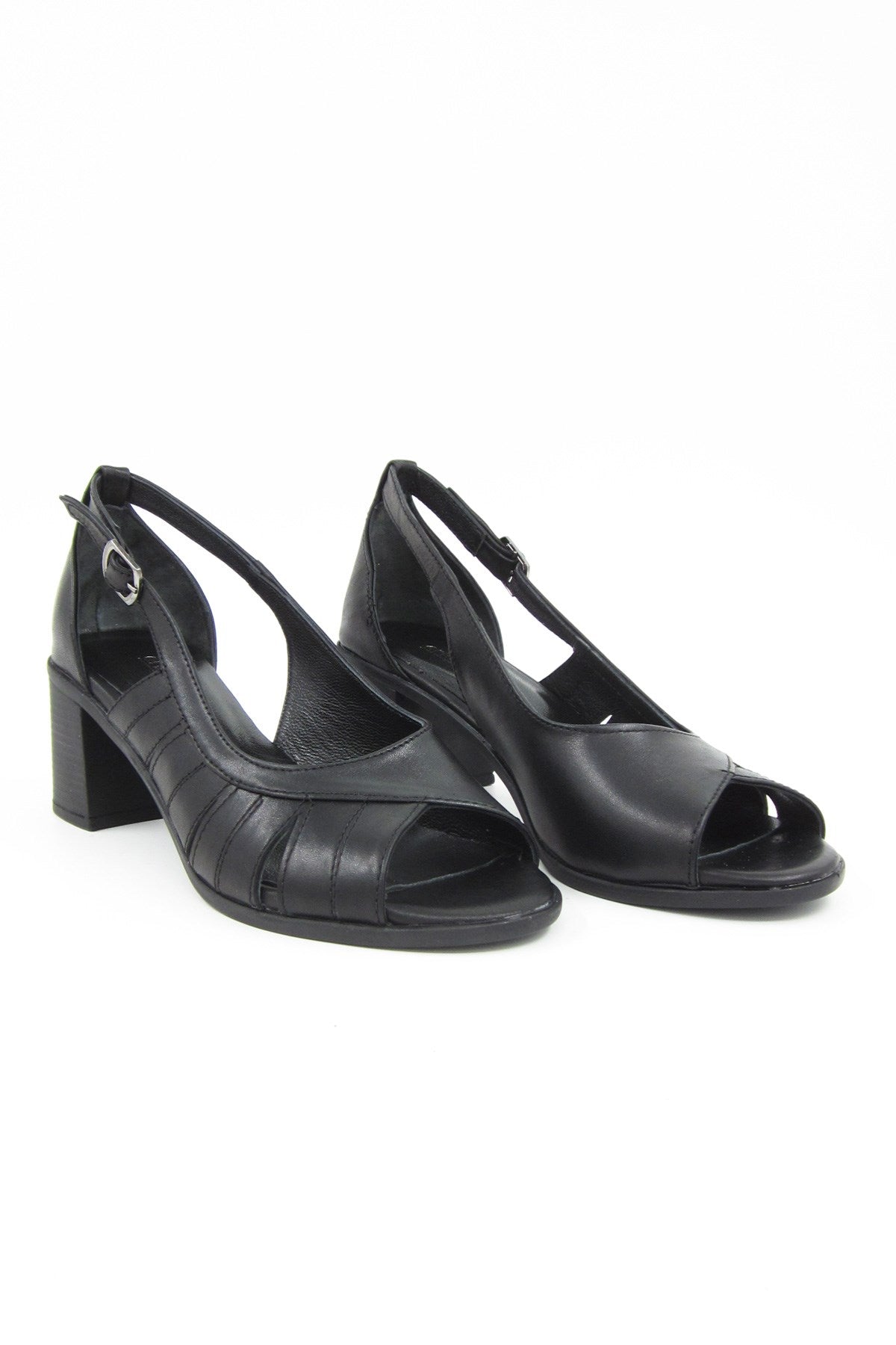 Karina Siyah Hakiki Deri Günlük Ayakkabı