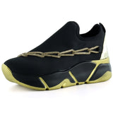 Maggie Altın Streç Zincirli Sneaker