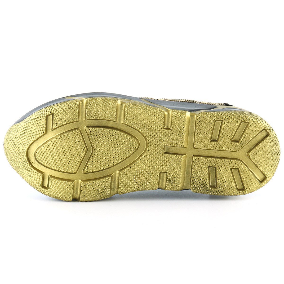 Maggie Altın Streç Zincirli Sneaker