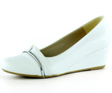 Colel Beyaz Dolgu Topuklu Ayakkabı