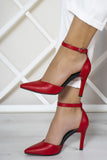 Sindy Kırmızı Vegan Stiletto