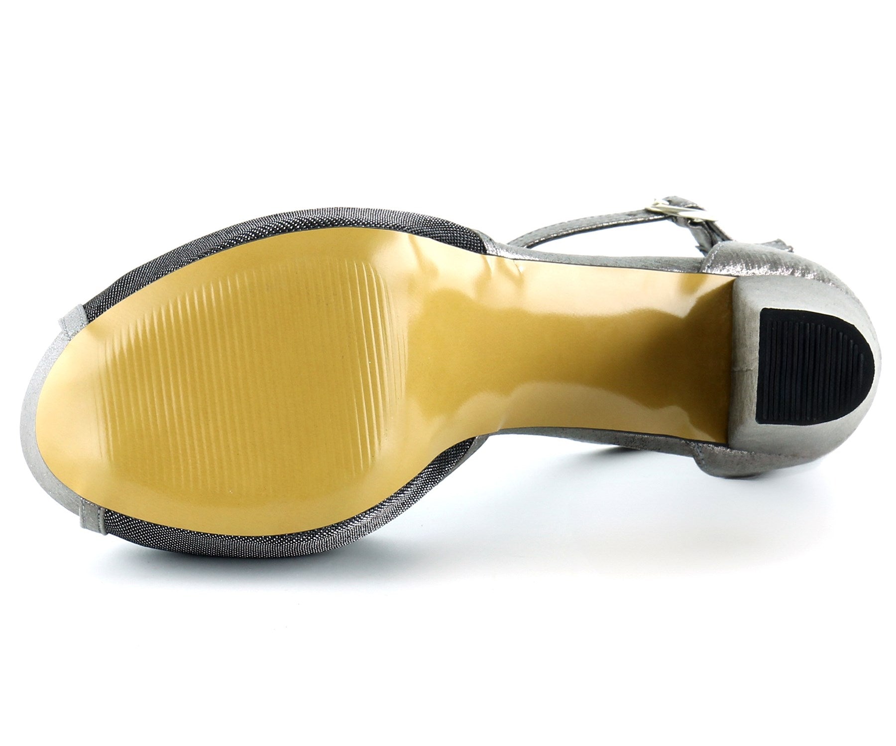 Carmen Platin Fileli Önü Açık Bilekten Bağlamalı Platform Topuklu Ayakkabı