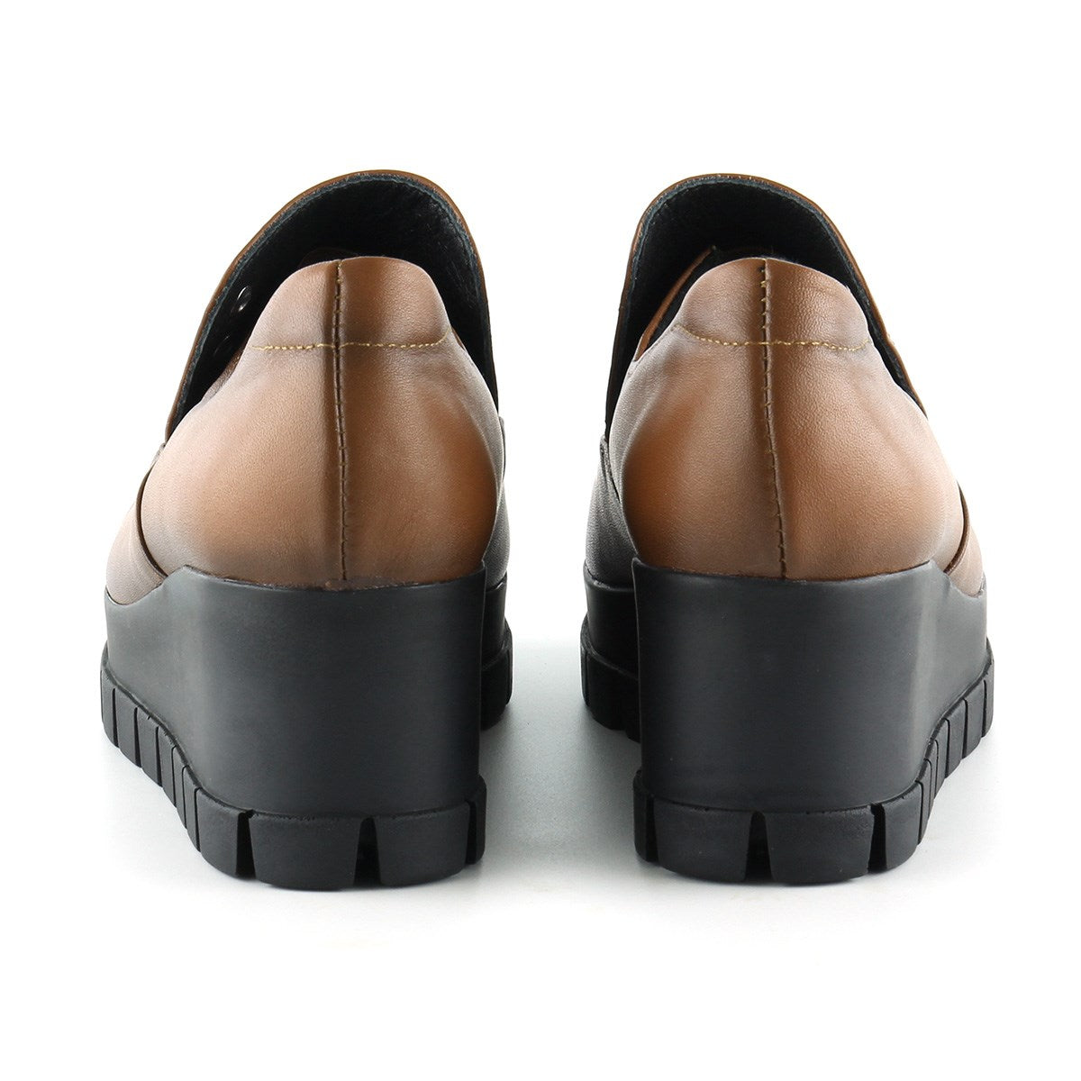 Gloria Taba Hakiki Deri Dolgu Topuklu Günlük Ayakkabı