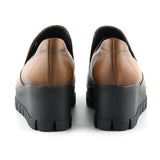 Gloria Taba Hakiki Deri Dolgu Topuklu Günlük Ayakkabı