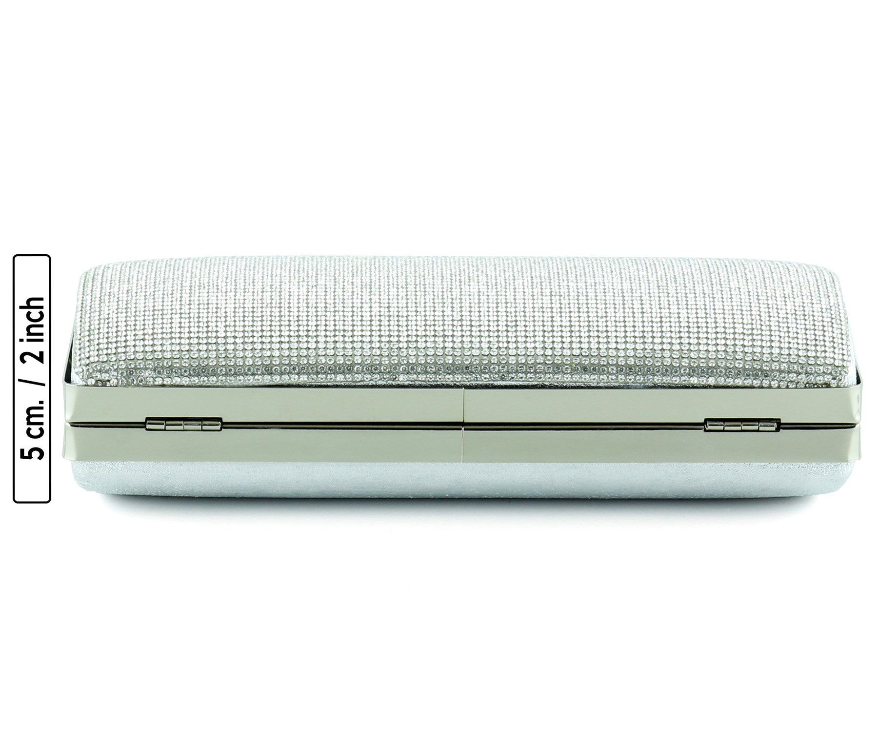 Lame Kristal Taşlı Metal Saplı Abiye El Çantası ( ES0015AC )