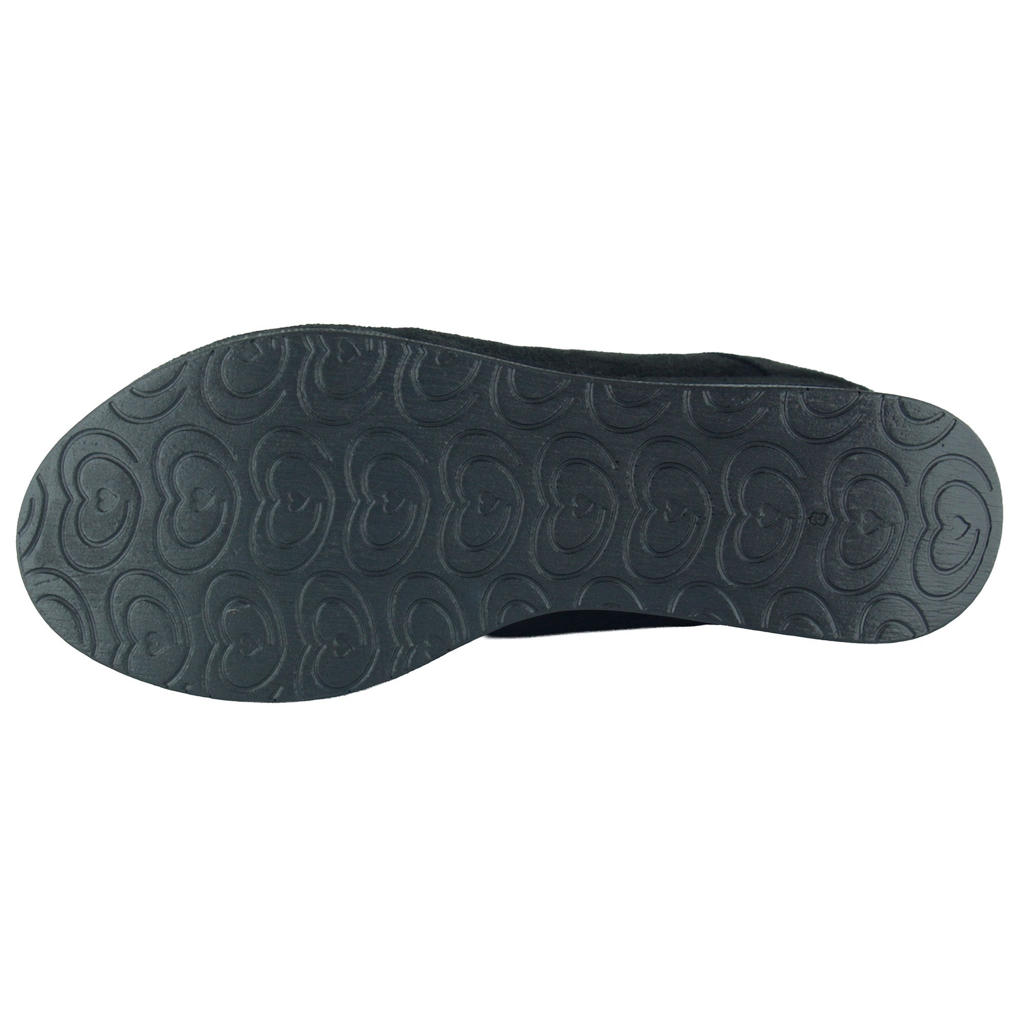 Apricity Siyah Süet Yuvarlak Burun Bağcıklı Gizli Dolgu Topuklu Günlük Ayakkabı