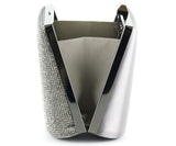 Antrasit Saten Kristal Taşlı Metal Saplı Zincir Askılı Abiye Çanta ( ES0011AC )