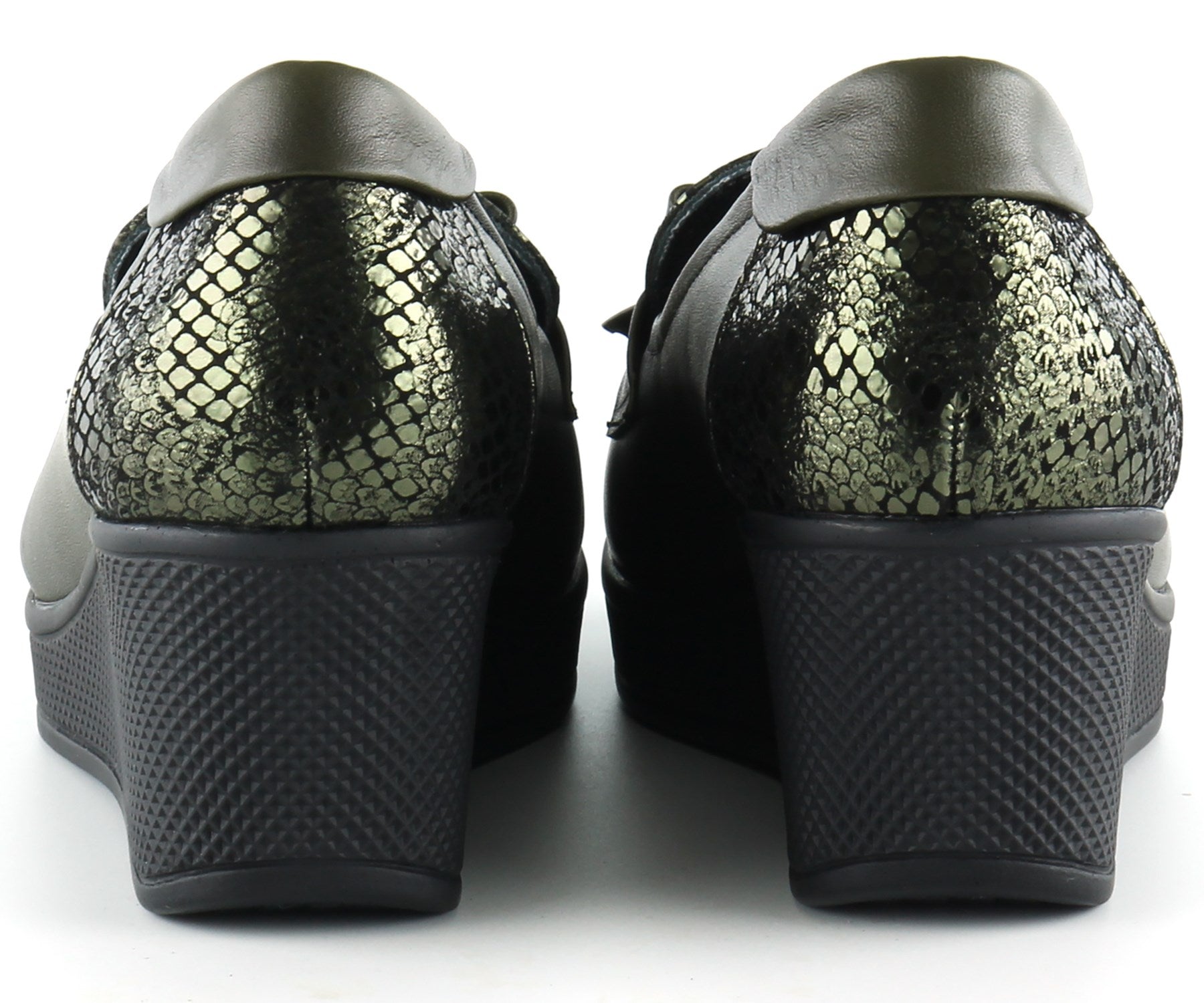 Emma Haki Hakiki Deri Dolgu Topuklu Günlük Ayakkabı