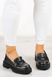 Allison Siyah Hakiki Deri Loafer Ayakkabı